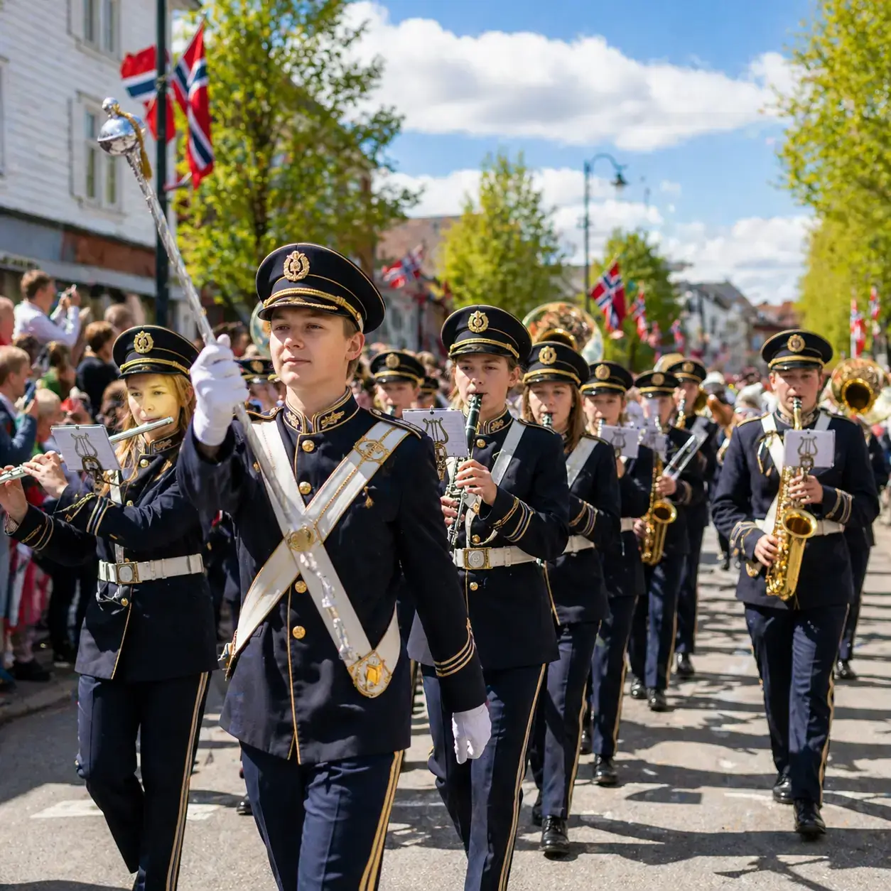 Korps samlet under dugnad